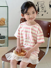 DAZY Young Girl' Striped Casual Dress